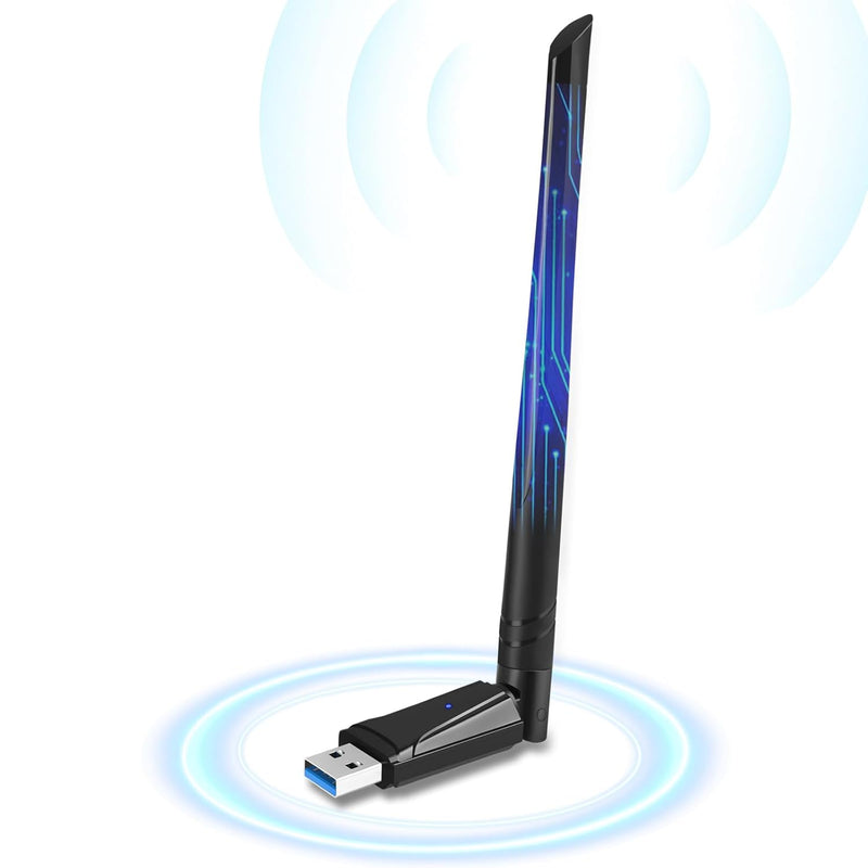 Pc Wifi Adapter,Wifi Usb,Wifi Dongle For Pc,2.4Ghz/5Ghz,1300Mbps Usb 3.0,High