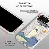 Case For Google Pixel 9 & Pixel 9 Pro, [Buffertech 6.6Ft -Grade Drop Protection] [Anti Peel Off Tech] Clear Tpu Bumper Phone Case Cover Design - Ufo