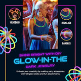 240 Pc Glow Sticks Halloween Party Pack Necklaces Bracelets Favors