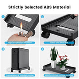 Computer Tower Stand, ORICO Mobile CPU Holder with Protective Sides and 4 Cast
