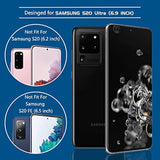 [2 Pack] For Samsung Galaxy S20 Ultra Privacy Screen Protector, [Support Fingerprint Id] Anti-Spy Full Adhesive Flexible Film For Galaxy S20 Ultra 6.9" - Black
