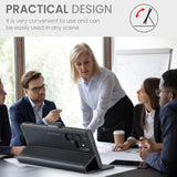 Samsung Galaxy S24 Ultra Wallet Case With Rfid Blocking, Samsung S24 Ultra Case Wallet For Women Men Card Holder Magnetic Clasp Kickstand Leather Book Folio Case For Galaxy S24 Ultra Black