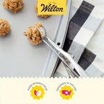 Wilton Cookie Scoop - Keep Cookies Uniform in Size and Shape with Help from The Easy-To-Use Small Stainless Steel Cookie Scoop, Silver, 4 Teaspoon Capacity