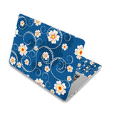 Laptop Skin Sticker Decal,13" 13.3" 14" 15" 15.4" 15.6 Inch Laptop Vinyl Skin Sticker Cover Art Protector Notebook Pc (Free 2 Wrist Pad Included), Decorative Waterproof Removable (Beautiful Flowers)