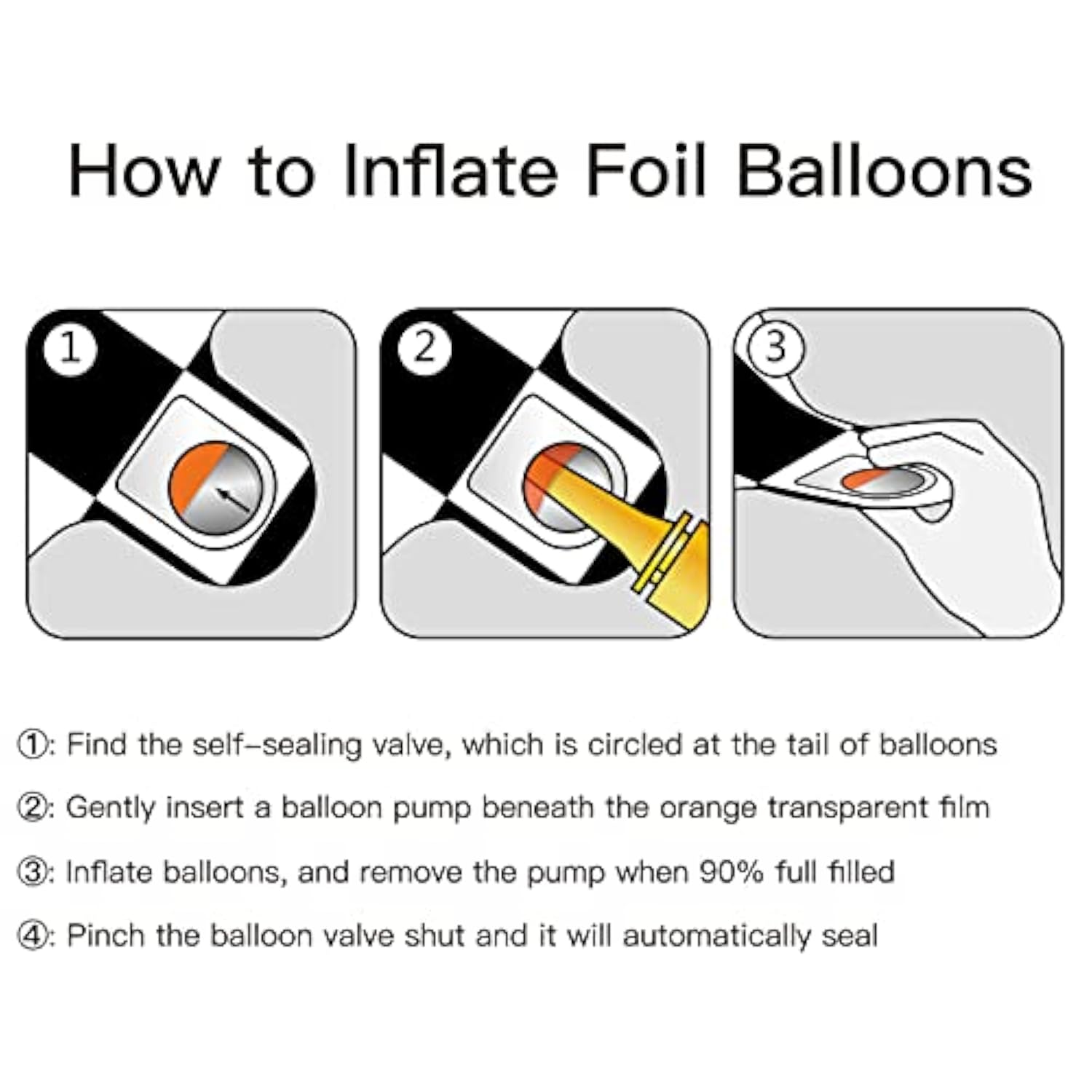 40-Inch Checkered Number 2 Balloon Black White Race Car Birthday Party Decor