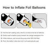 40-Inch Checkered Number 2 Balloon Black White Race Car Birthday Party Decor