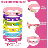 86Pcs Kitty Birthday Party Decorations Set Included 12 Bracelets, 12 Acrylic Pins, 12 Keychains, 50 Stickers, For Boys And Girls Cartoon Theme Party