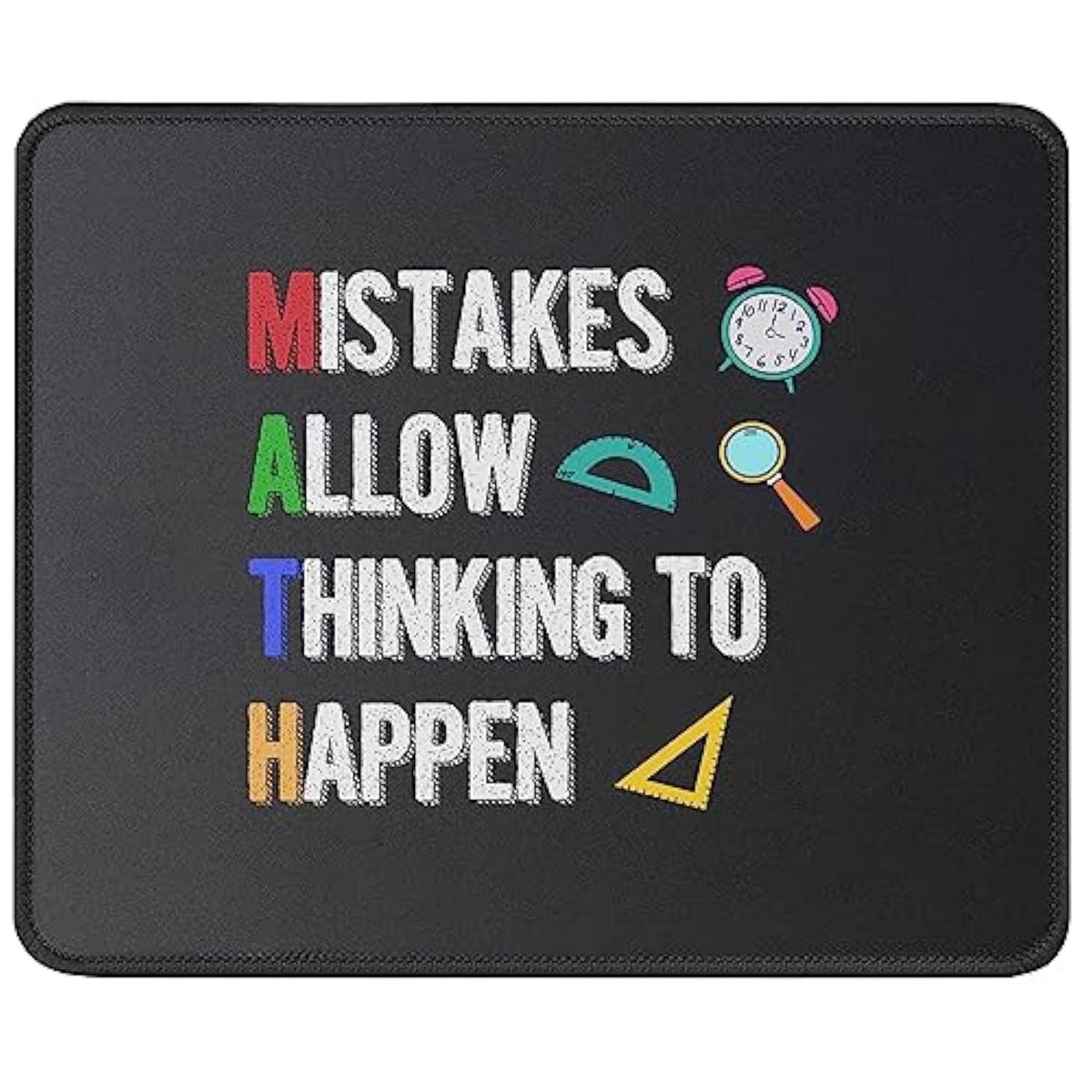 Math Teacher Funny Saying Gift Mouse Mat - Gifts Teachers From Students - Teacher Gifts For Women Men - Idea For Teaching Mouse Pad 9.5 Inch