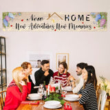 New Home New Adventures New Memories Banner, Large Housewarming Welcome Home Banner, Housewarming Party Decorations, New Resident Event 1St Home Party Outdoor Indoor Sign