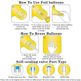 6Pcs Game Controller Mylar Balloons - 9th Birthday Party Supplies