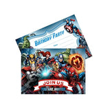 24Pcs Superhero Birthday Invitations,Superhero Party Invitations Birthday Party Supplies Decoration (Invitations24)