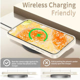 For Iphone 16 Sunflower Floral Blooms Pattern Design Soft Shockproof Protective Slim Phone Cover Silicone Camera Protection For Women Girls, White