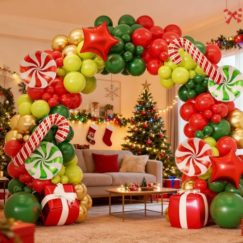 balloon arch (Christmas balloons arch kit)
