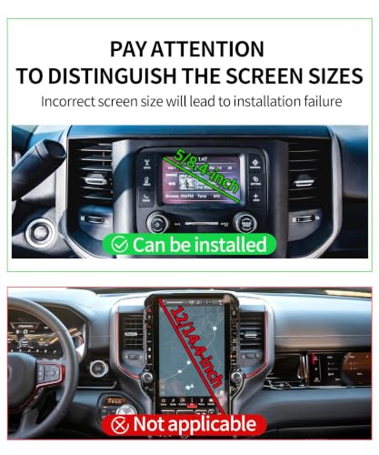 Car Phone Holder for 2019-2026 Dodge RAM 1500/RAM 2500/RAM 3500 Accessories, 360° Rotation Phone Mount Compatible with MagSafe, Cell Phone Holder