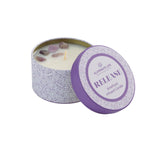 – Release Crystal-Infused Scented Candle With Healing Amethyst & Lavender Essential Oils, Hand-Poured Premium Coconut Wax, Luxury Gift, 6 Oz