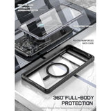 Guardian Magpro Case Compatible With Pixel 8 Pro 5G,[Compatible With Magsafe] Built-In Screen Protector Work With Fingerprint Id, Full Body Shockproof Rugged Clear Cover Case, Black/Clear