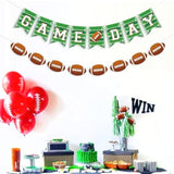 Game Day Banner Football Party Decorations Garland Football Baby Shower Photo Props Sports Birthday Party Decorations Football Party Decor Tailgate Party Supplies