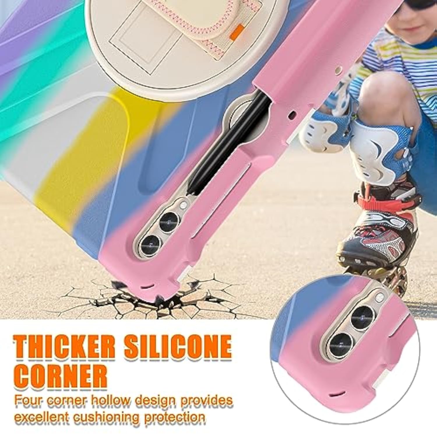 Case For Galaxy Tab S8 Plus 2022, S7 Fe 2021, S7 Plus 2020 12.4" Inch, With Pe
