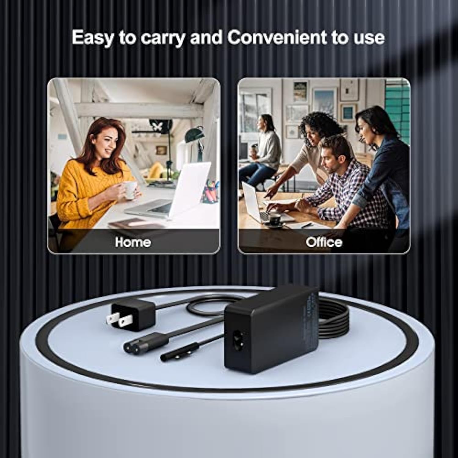 Surface Pro Charger 65W, Surface Laptop Charger For Microsoft Surface Pro 9/8/