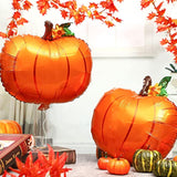 12 Pcs Pumpkin Foil Balloons for Thanksgiving Fall Baby Shower Birthday Party Decor