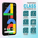 for Google Pixel 4a Screen Tempered Glass, 9H Hardness 2.5D Screen Protector Tempered Glass for Google Pixel 4A (2PCS)