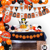 Basketball Happy Birthday Banner, Basketball Party Garland Bunting for Boys