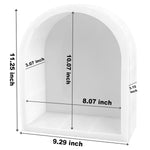 10'' Arch Mold, 3'' Deep Silicone Mold, Sturdy Large Molds For Bouquet Preservation, Shiny Resin Molds For Home Wedding Decor