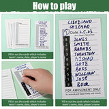 100 Packs 10 Line Football Sports Strip Cards Super Football Bowl Pool Cards, 100 No-Repeat Baseball Boxing Soccer Football Strip Cards Playing Scratch Off Cards For Super Football Party Favor