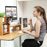 Clamp Phone Stand Holder For Desk/Table/Glass Door/Desktop Baffle/Easel,360°Adjustable Aluminium Alloy Arm Metal Phone Mount,Compatible With /Nexus/Htc/Lg/Huawei/Smart Phones