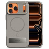 Magnetic For Iphone 17 Pro Max Case With Stand[Compatible With Magsafe] Slim Invisible Kickstand, Protective Anti-Fingerprint Phone Cove 6.9", Medium Grey