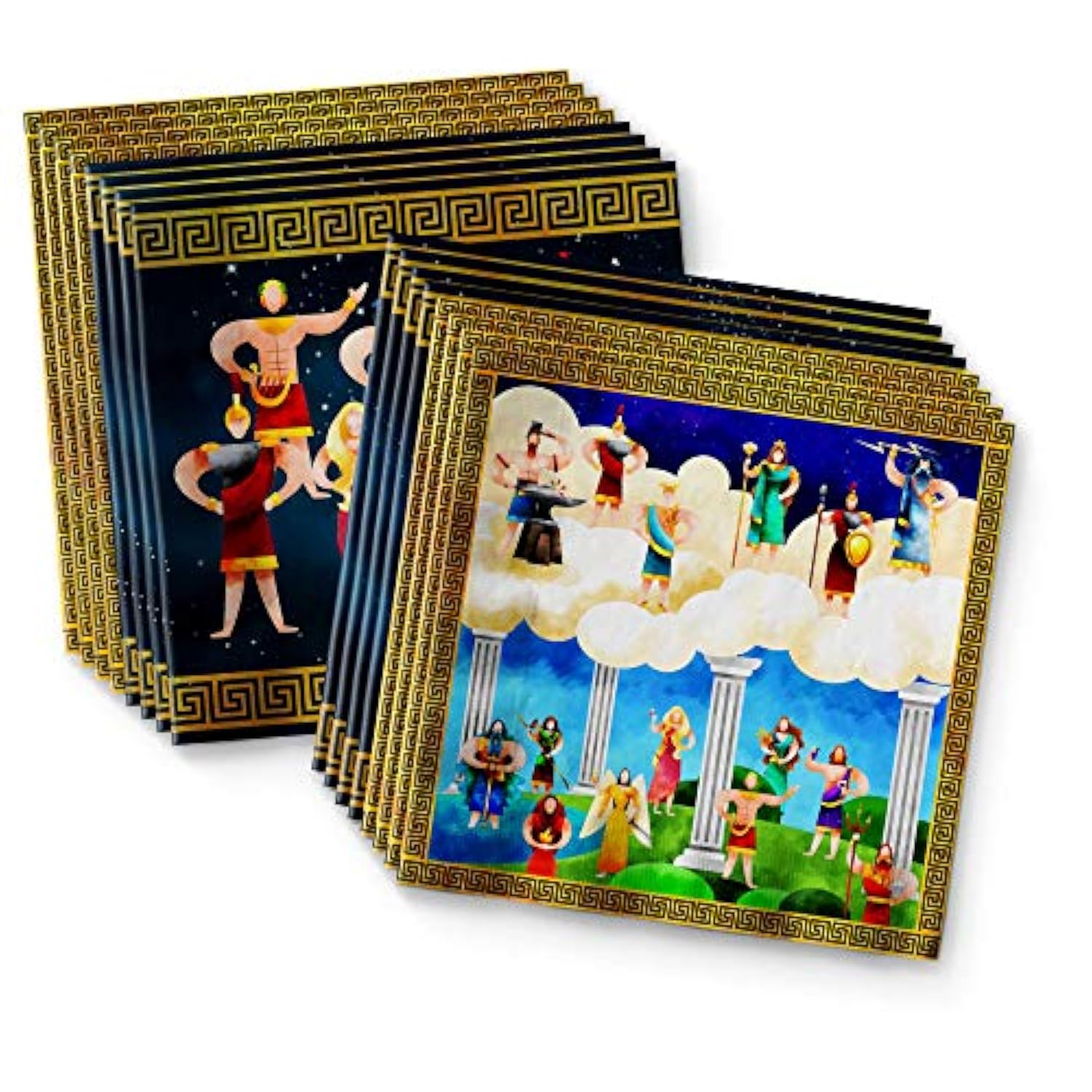 Greek Mythology Birthday Party Supplies Set Plates Napkins Cups Tableware Kit For 16