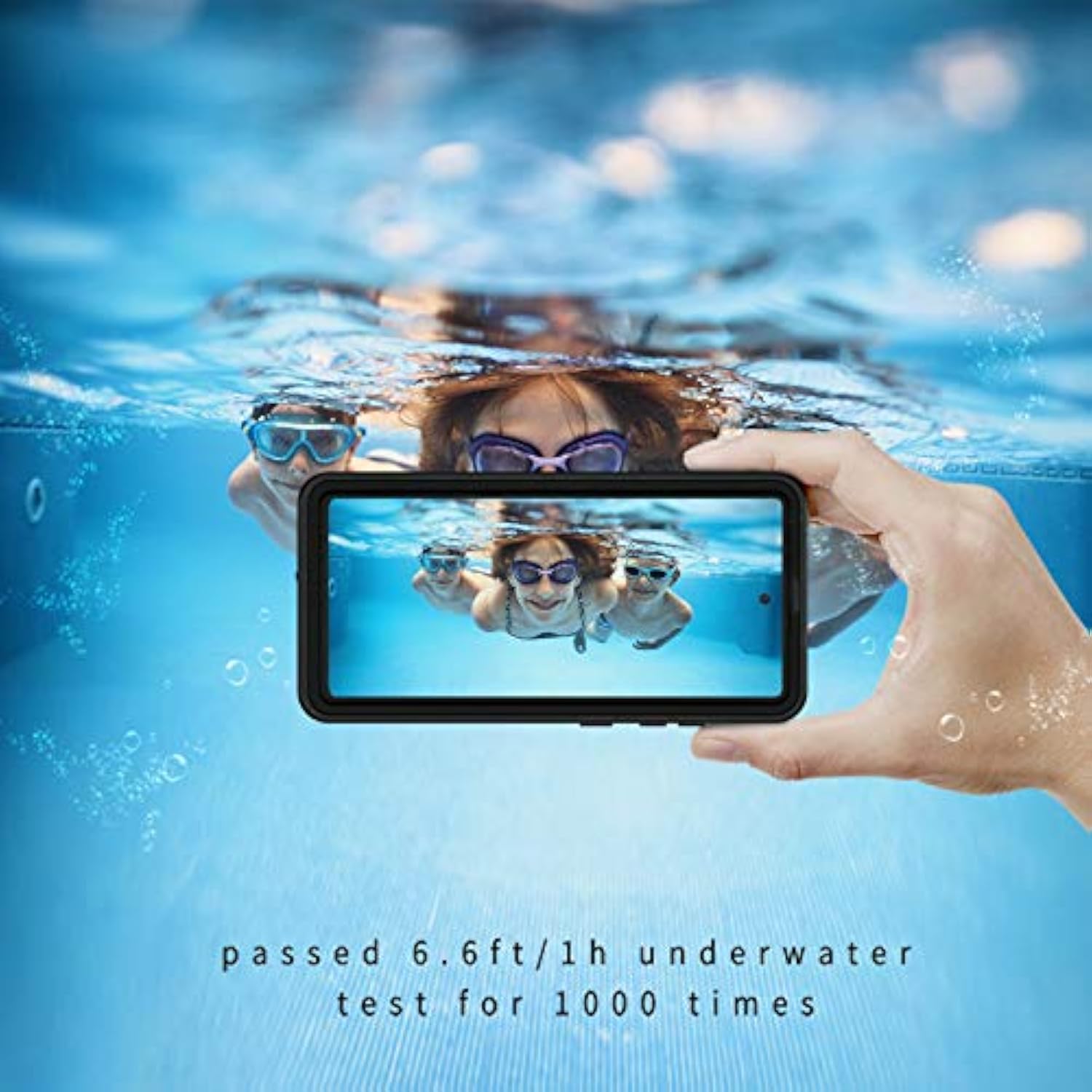 For Samsung Galaxy S20 Fe Case, Ip68 Waterproof Dustproof With Built-In Screen Protector, Heavy Duty Full Body Protective Phone Case For Galaxy S20 Fe 5G, Black/Clear