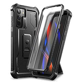 for  Galaxy S21+ Plus Case, [Built in Screen Protector and Kickstand] Heavy Duty Military Grade Protection Shockproof Protective Cover for
