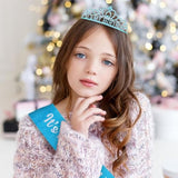 Birthday Crowns For Women - Its My Birthday Sash And Crown Set For Adult Women - Party Decorations And Gifts (Blue)