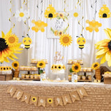 20 Pcs Bee Party Decorations Hanging, Bumble Bee Decor Foil Ceiling Streamers For Kids Birthday Baby Shower Gender Reveal Bumblebee Themed Party Supplies