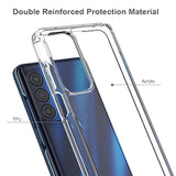 Slim Shockproof Protective Cover For Motorola Moto Edge 2021 - Crystal Clear Tpu Bumper Case