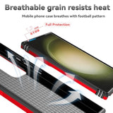 Samsung Galaxy S25 Ultra 6.9 Case with HD Screen, Kickstand & Camera Cover Red