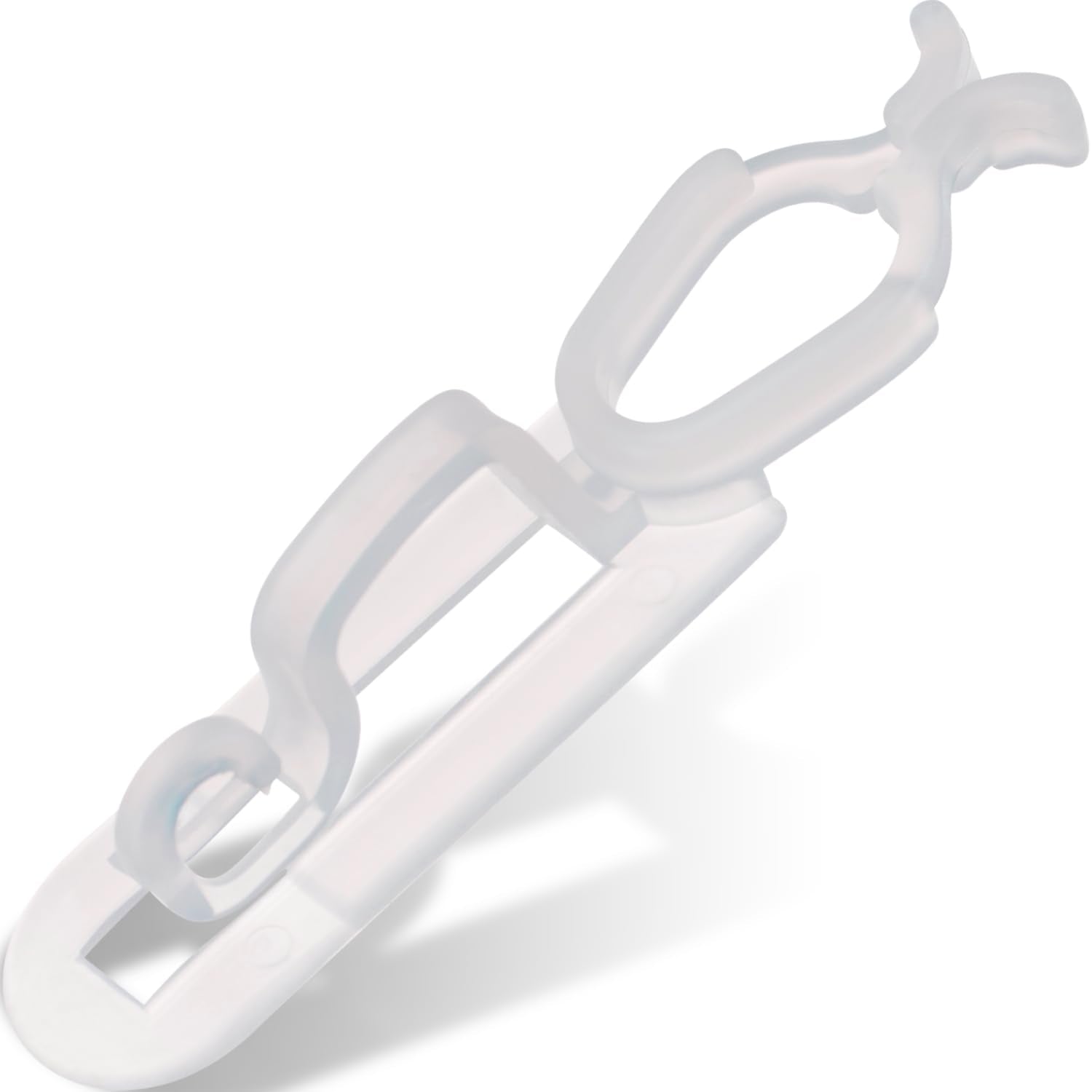 Christmas Light Gutter Clip Outdoor Shingle Clips 80 Pieces Holiday Hanger Hooks Compatible With C9 C7 C6 For Roof, Roof Ridge Line, Fence (Translucent)