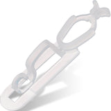 Christmas Light Gutter Clip Outdoor Shingle Clips 80 Pieces Holiday Hanger Hooks Compatible With C9 C7 C6 For Roof, Roof Ridge Line, Fence (Translucent)