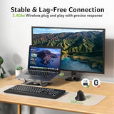 Ergonomic Mouse Wireless, Vertical Computer Mouse For Office, Ergo Mice Rechargeable For Medium To Large Sized Hands, 2.4Ghz Usb Receiver, 800/1200/1600 Dpi, 6 Buttons For Laptop, Pc And Desktop