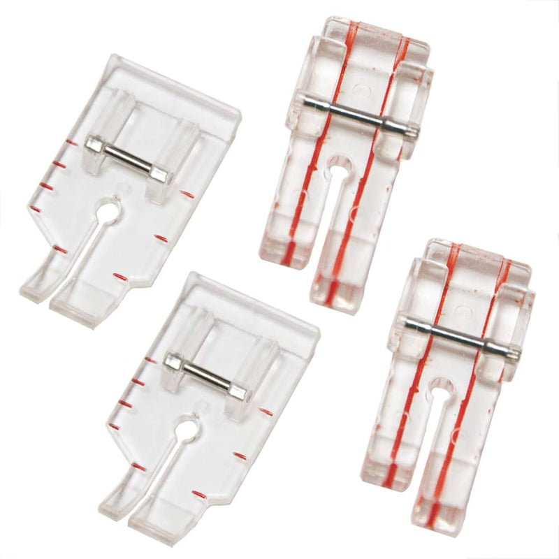 1/4 Inch Sewing Machine Presser Foot Clear View Quilting Sewing Foot, Fit For