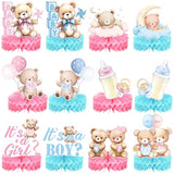 12 Pcs Butterfly Baby Shower Decorations Centerpieces, Bear