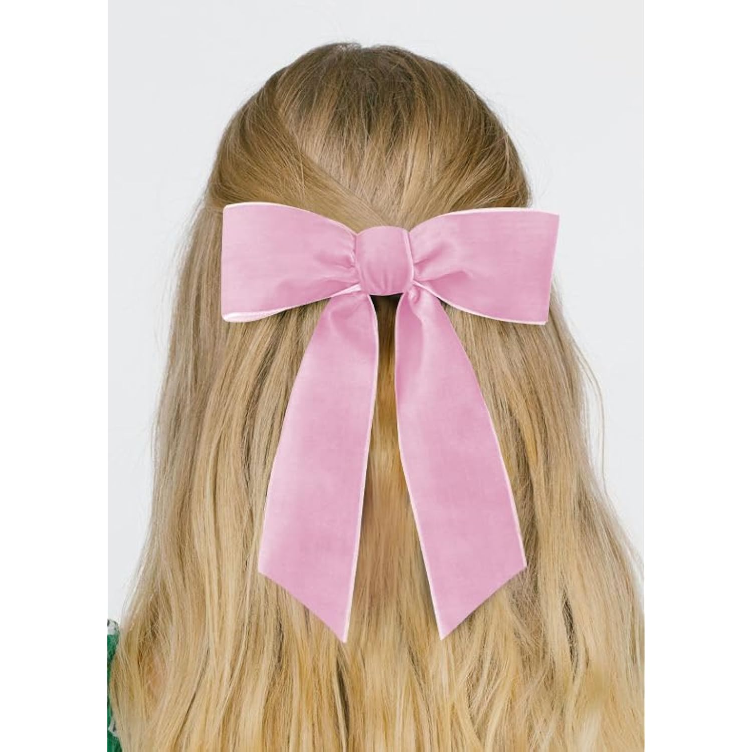 Pink Velvet Ribbon 1.5'' 25 Yards For Christmas Tree, Gift Wrapping, Flower Bouquet, Wreath Decorations, Bow Making