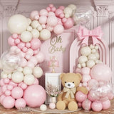 Pink & White Balloon Arch Kit: Pastel Party Decor