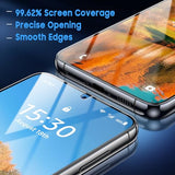 UnBreak-Glass for  Galaxy S23 Screen Protector, [Ultrasonic Fingerprint Support][Auto-Alignment Frame] Scratch-Resistant Bubble-Free S23