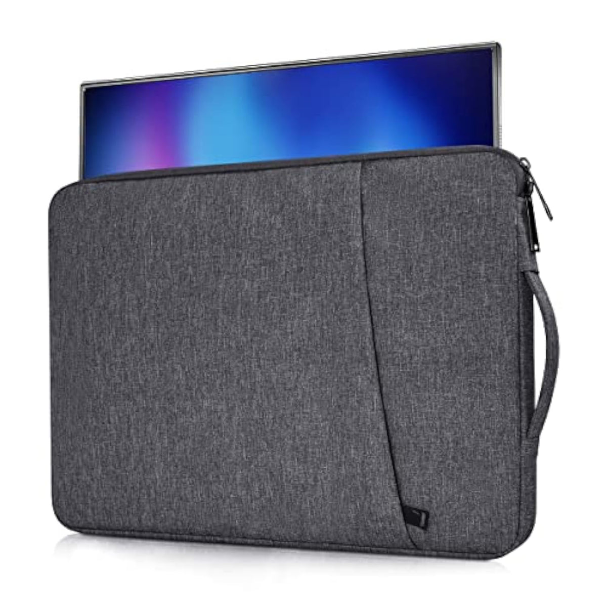 Portable Monitor Case Compatible With 18-18.5 Inch Most Large Portable Monitor Protective Sleeve Storage Bag, Space Grey(17.5X11.8 Inch)