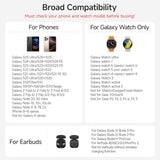 Wireless Charger For Samsung, 3 In 1 Wireless Charging Station For Samsung Galaxy S24 Ultra/S23 Ultra/S22/S21/Note 20/Z Flip 6/Fold 6, Charger For Samsung Galaxy Watch Ultra/7/6/5, Galaxy Buds 2/2 Pro