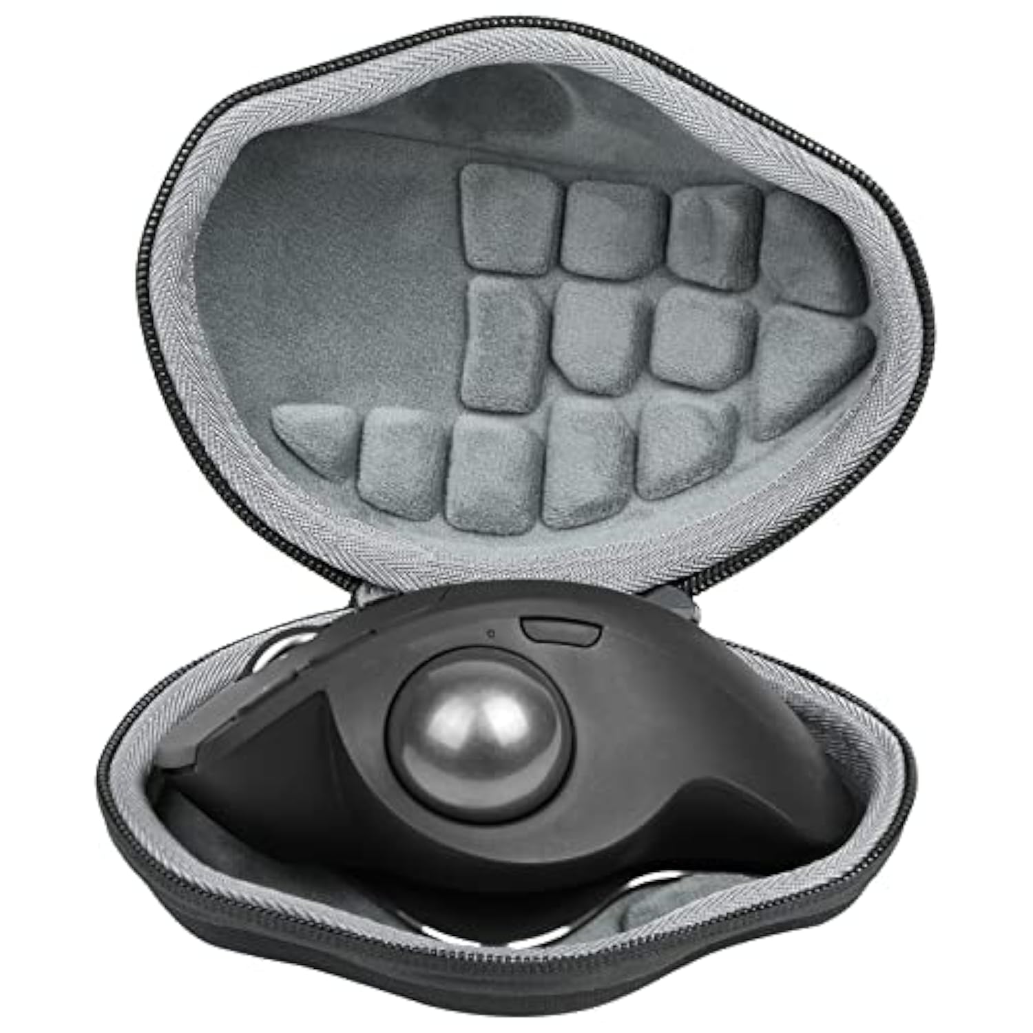 co2CREA Hard Case Replacement for Logitech MX Ergo S/MX Ergo Wireless Trackball Mouse (Black Case)