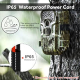 Durable Chew-Resistant Power Cable For Trail Cameras, Compatible With Tactacam Reveal X Xb Sk, Wise Eye,Covert Cameras, Snyper Cameras, Etc. 4.0X1.7Mm Dc Plug, 79"