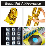22 Pieces Inflatable Radio Boombox Inflatable Mobile Phone And 16 Inch Gold Inflatable Foil Chain Balloons 80S 90S Party Decorations Supplies Cosplay Props Hip Hop Theme Birthdays Weddings Graduations